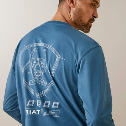 Rebar Workman Blueprint Men | Ariat sale