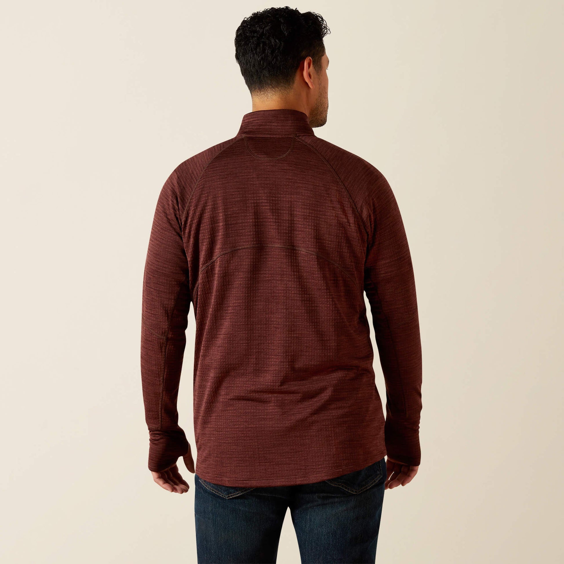 Rebar Gridwork Baselayer 1/4 Zip T-Shirt Men | Ariat on sale