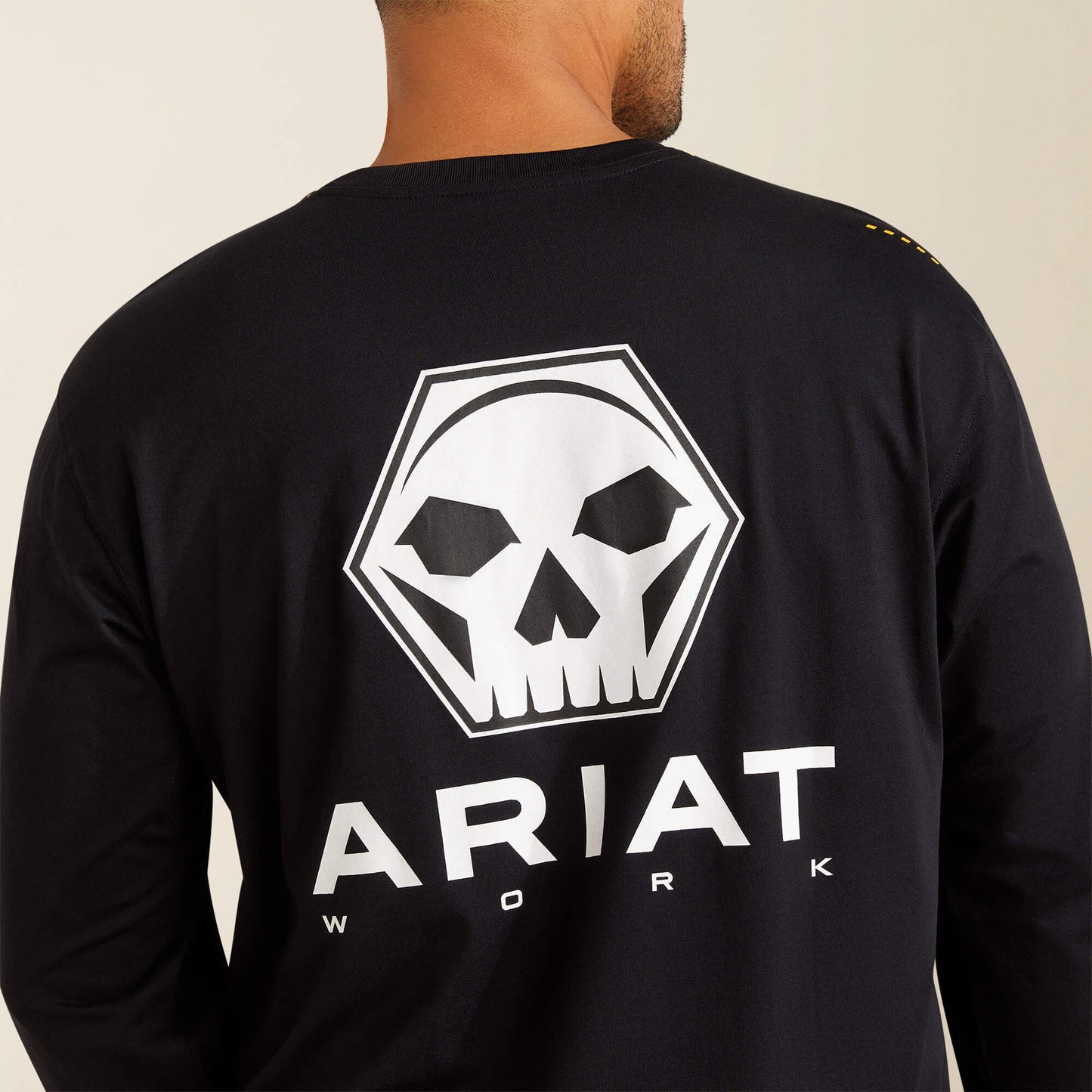 Rebar Workman Bolt Skull T-Shirt Men | Ariat for sale