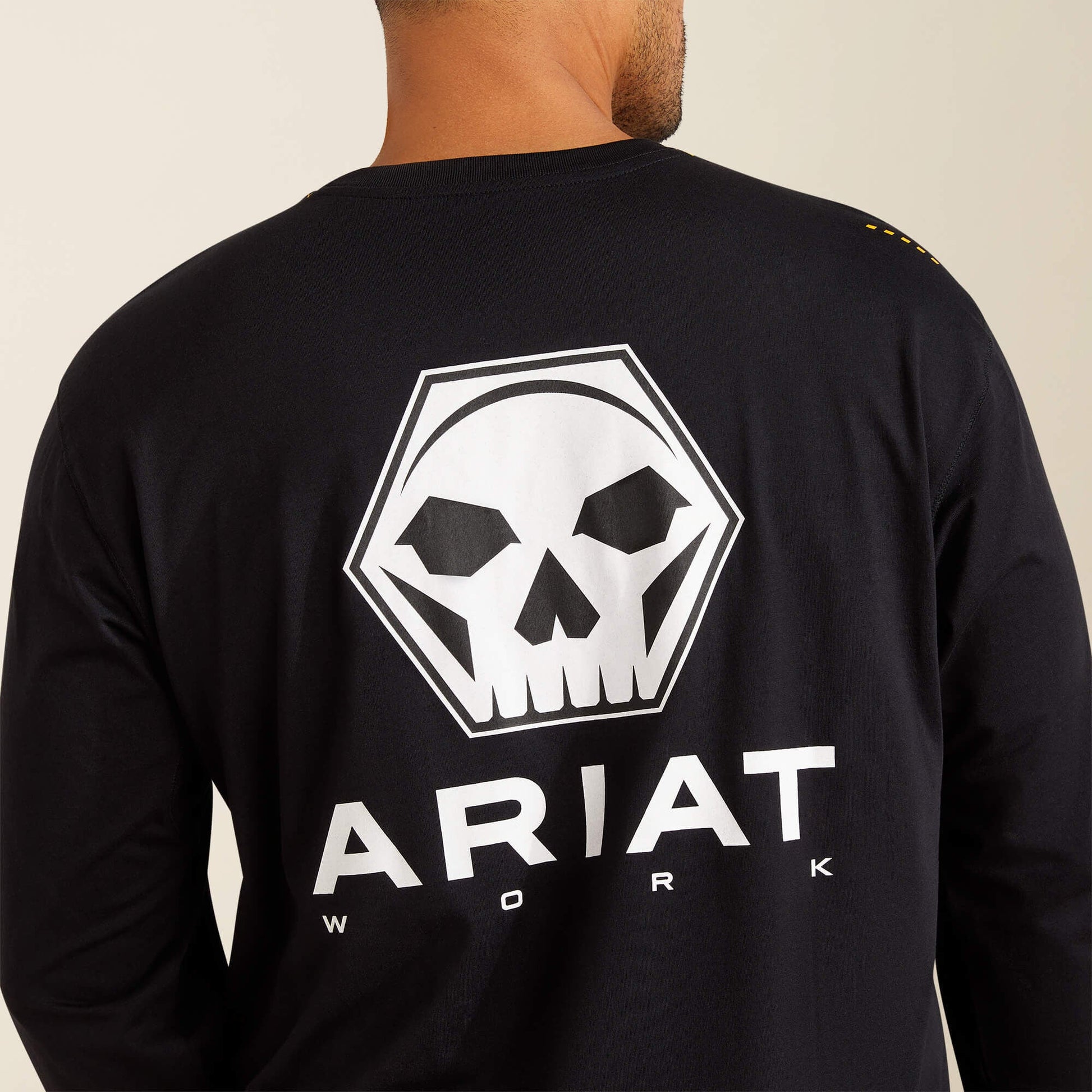 Rebar Workman Bolt Skull T-Shirt Men | Ariat for sale