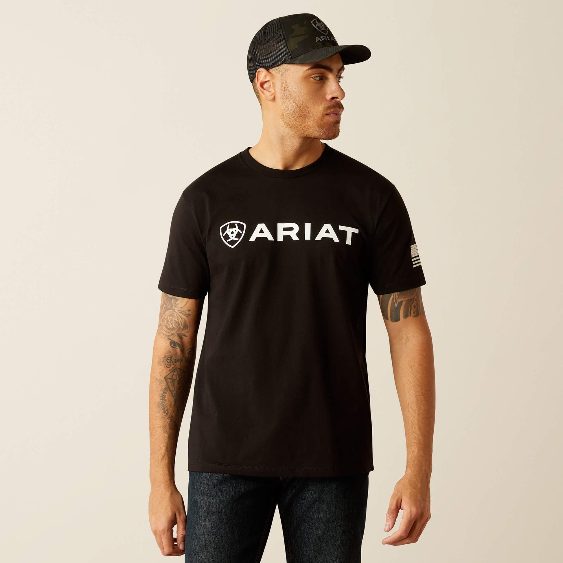 Ariat Shield Flag T-Shirt Men | Ariat sale