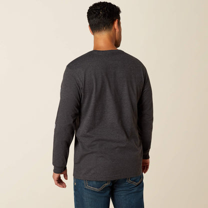 Rebar Cotton Strong Standard Logo Pocket T-Shirt Men | Ariat discount