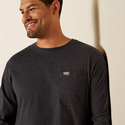 Rebar Cotton Strong Standard Logo Pocket T-Shirt Men | Ariat discount