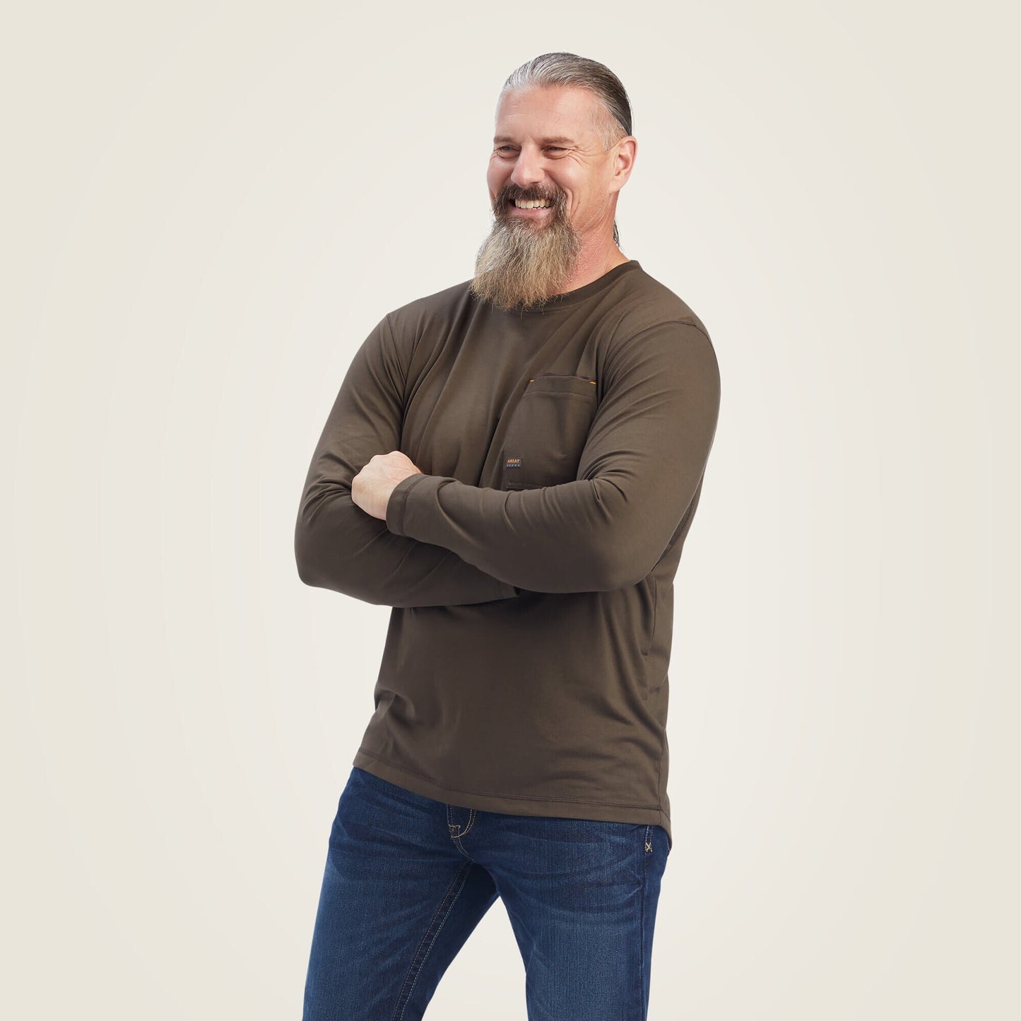 Rebar Workman Reflective Flag Graphic T-Shirt Men | Ariat on sale