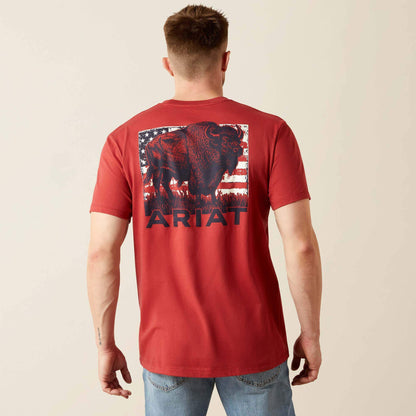 Ariat Buffalo Flag T-Shirt Men | Ariat outlet