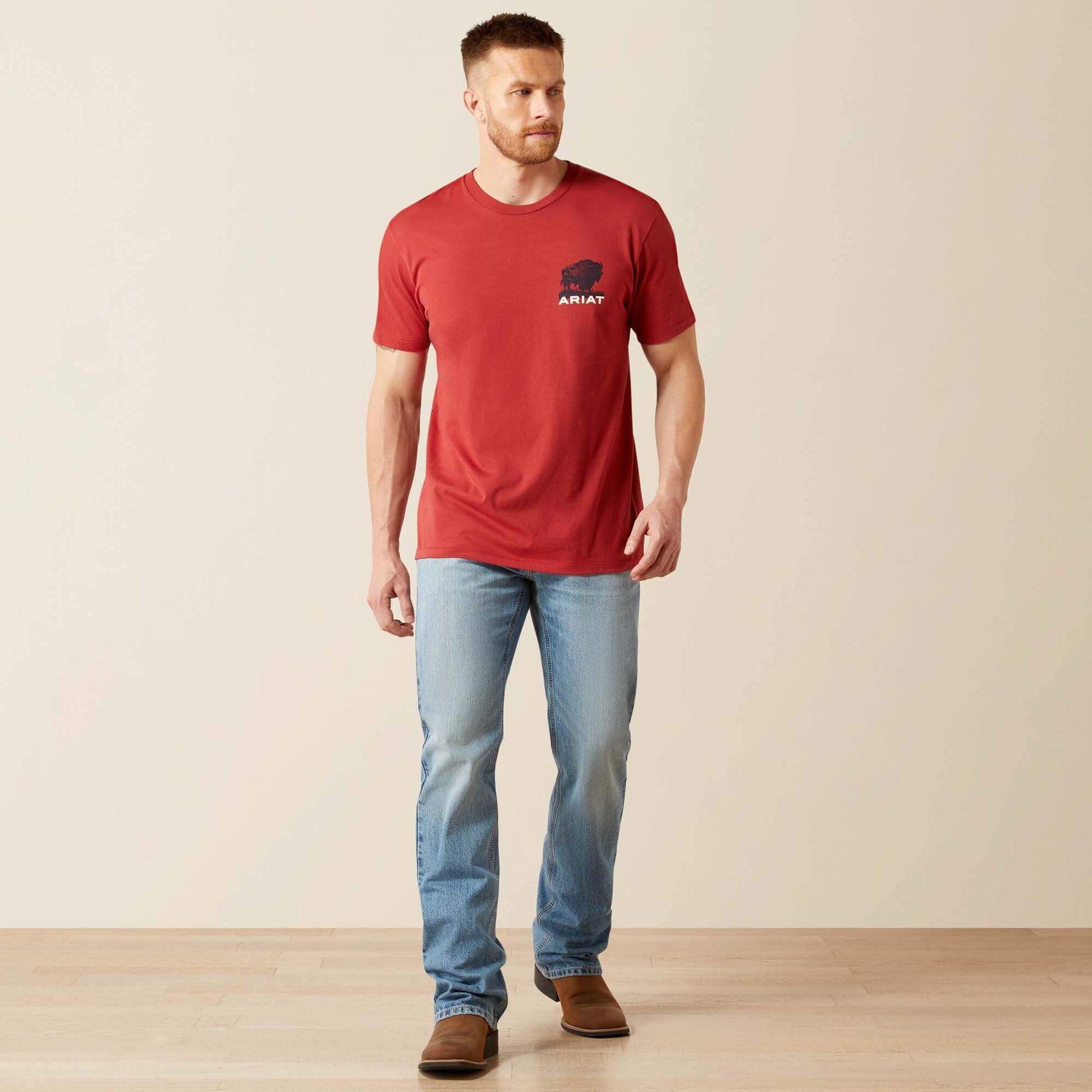 Ariat Buffalo Flag T-Shirt Men | Ariat outlet
