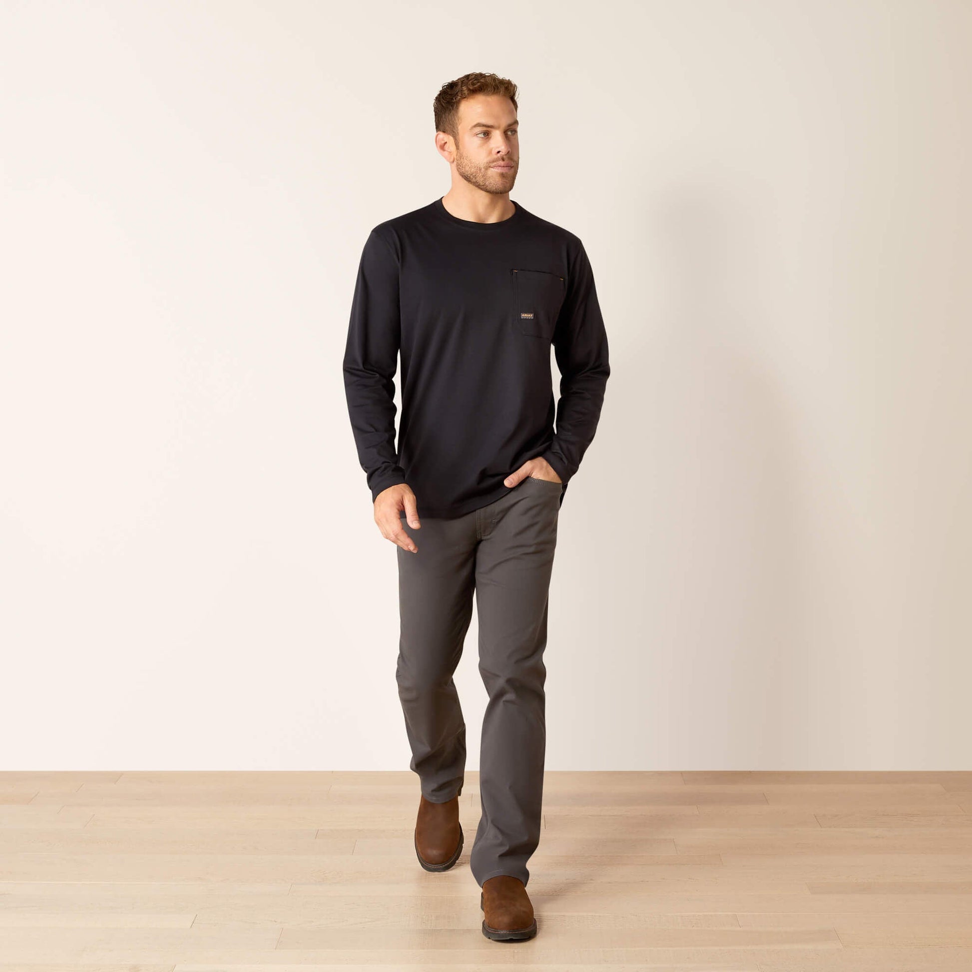 Rebar Workman Chrome Moto Eagle T-Shirt Men | Ariat sale