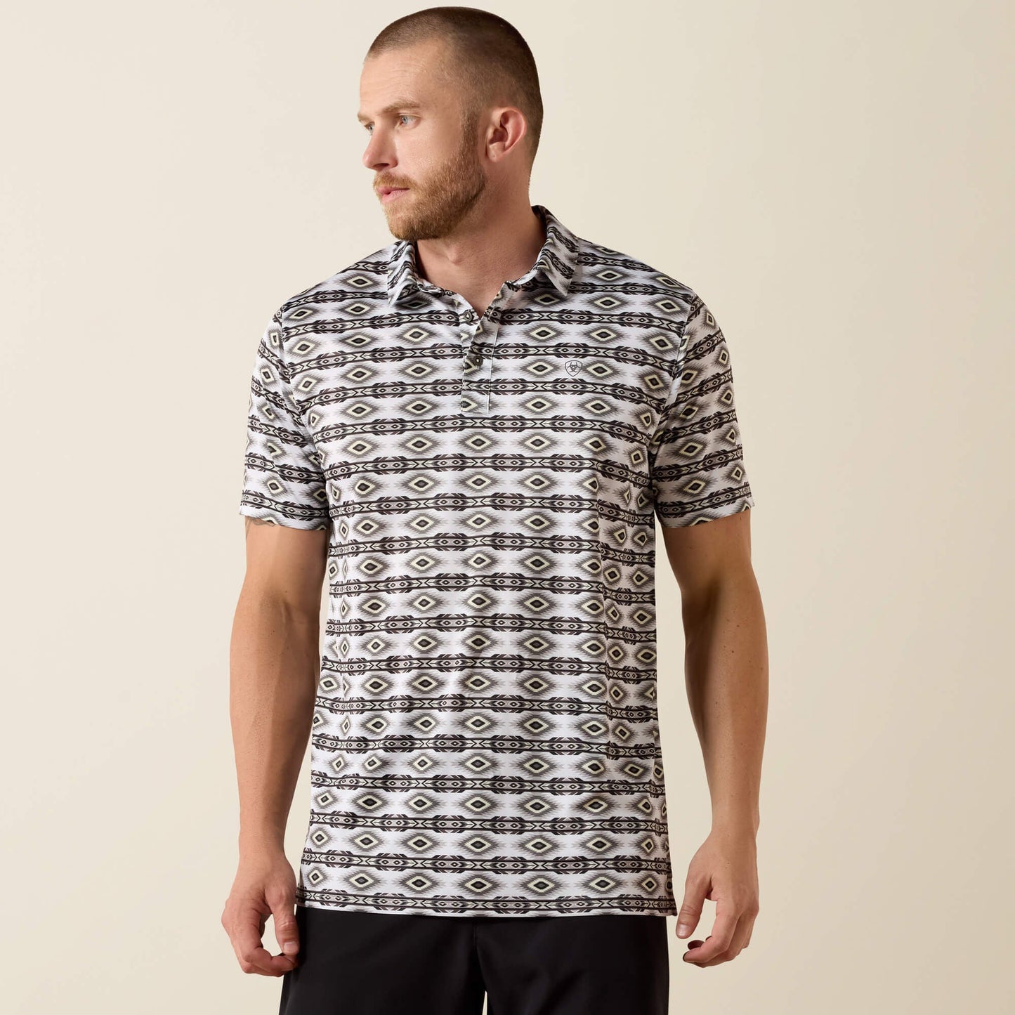 All Over Print Fitted Polo Men | Ariat discount