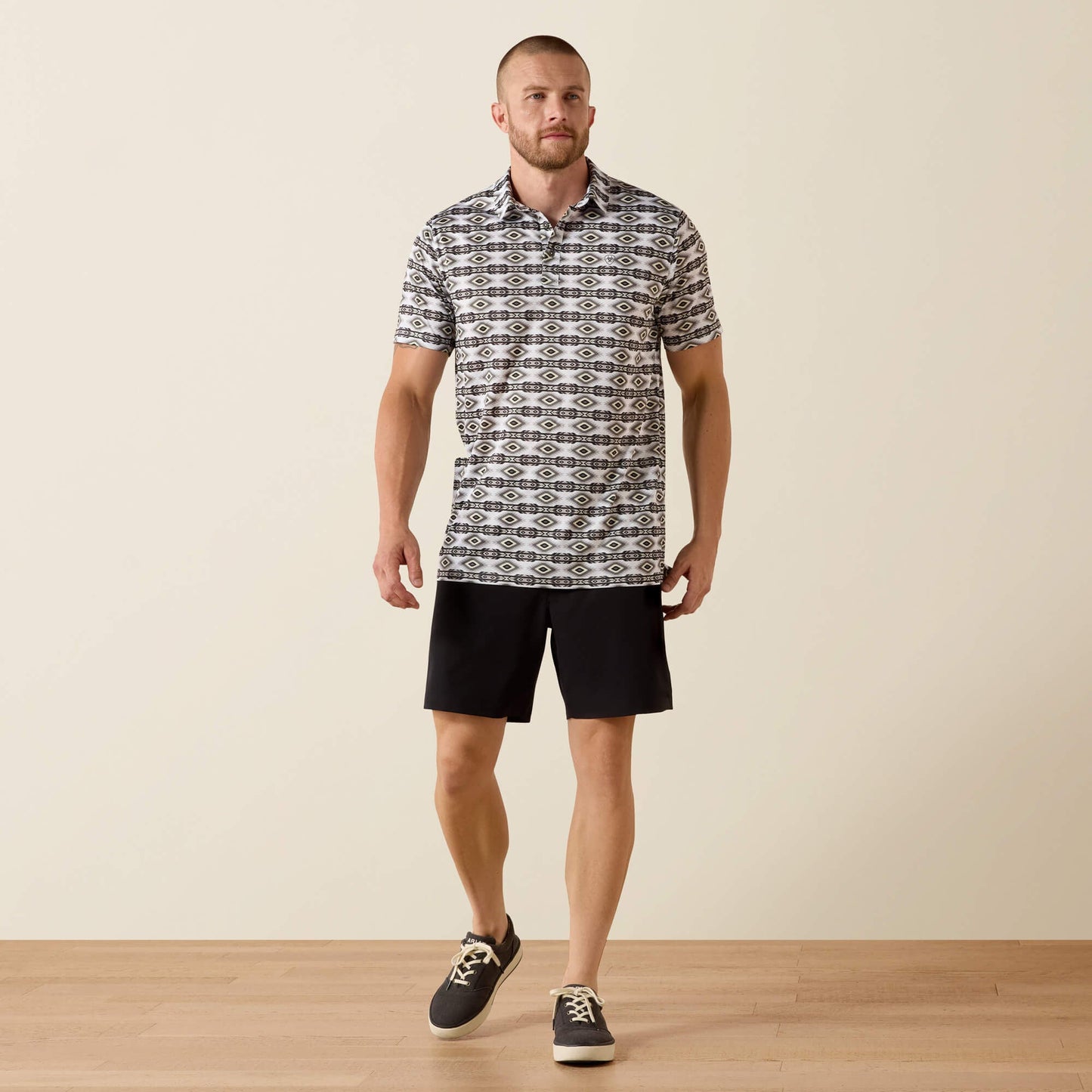 All Over Print Fitted Polo Men | Ariat discount