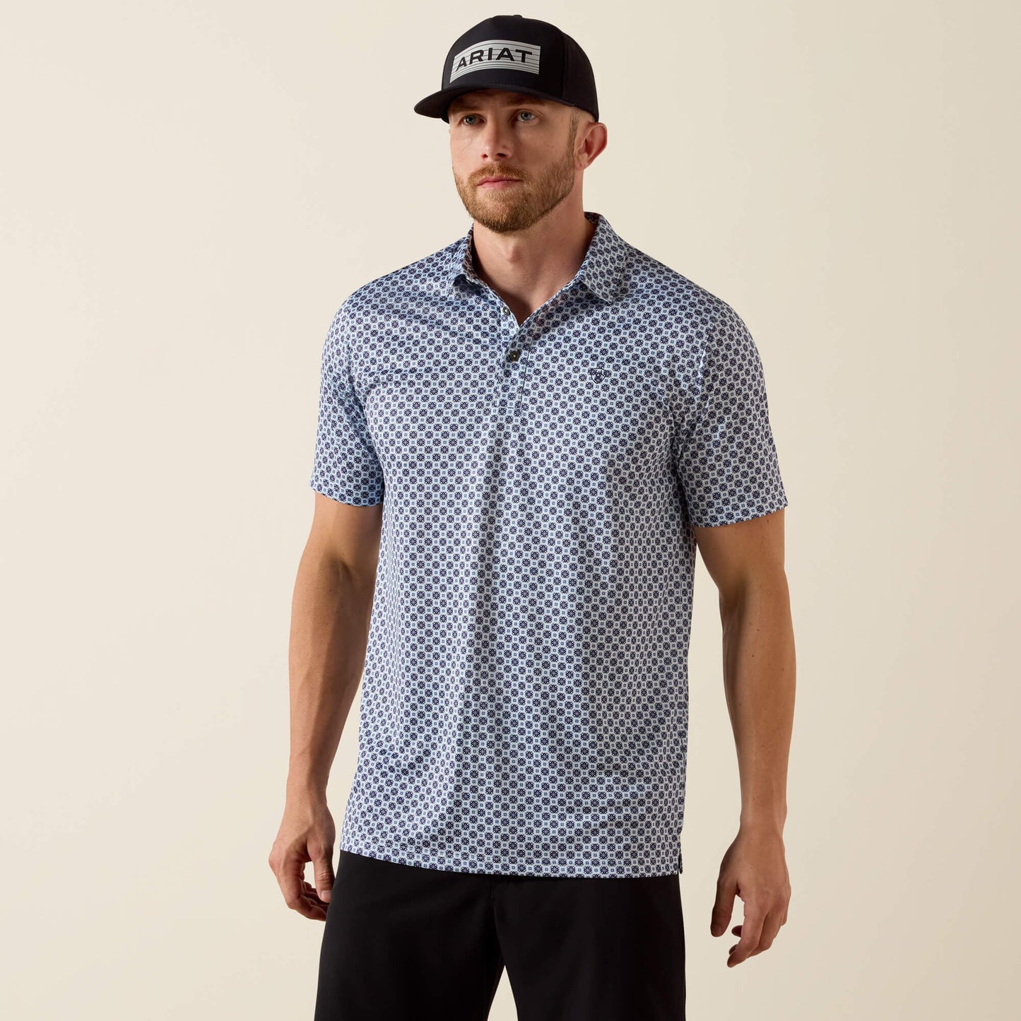 All Over Print Fitted Polo Men | Ariat for sale