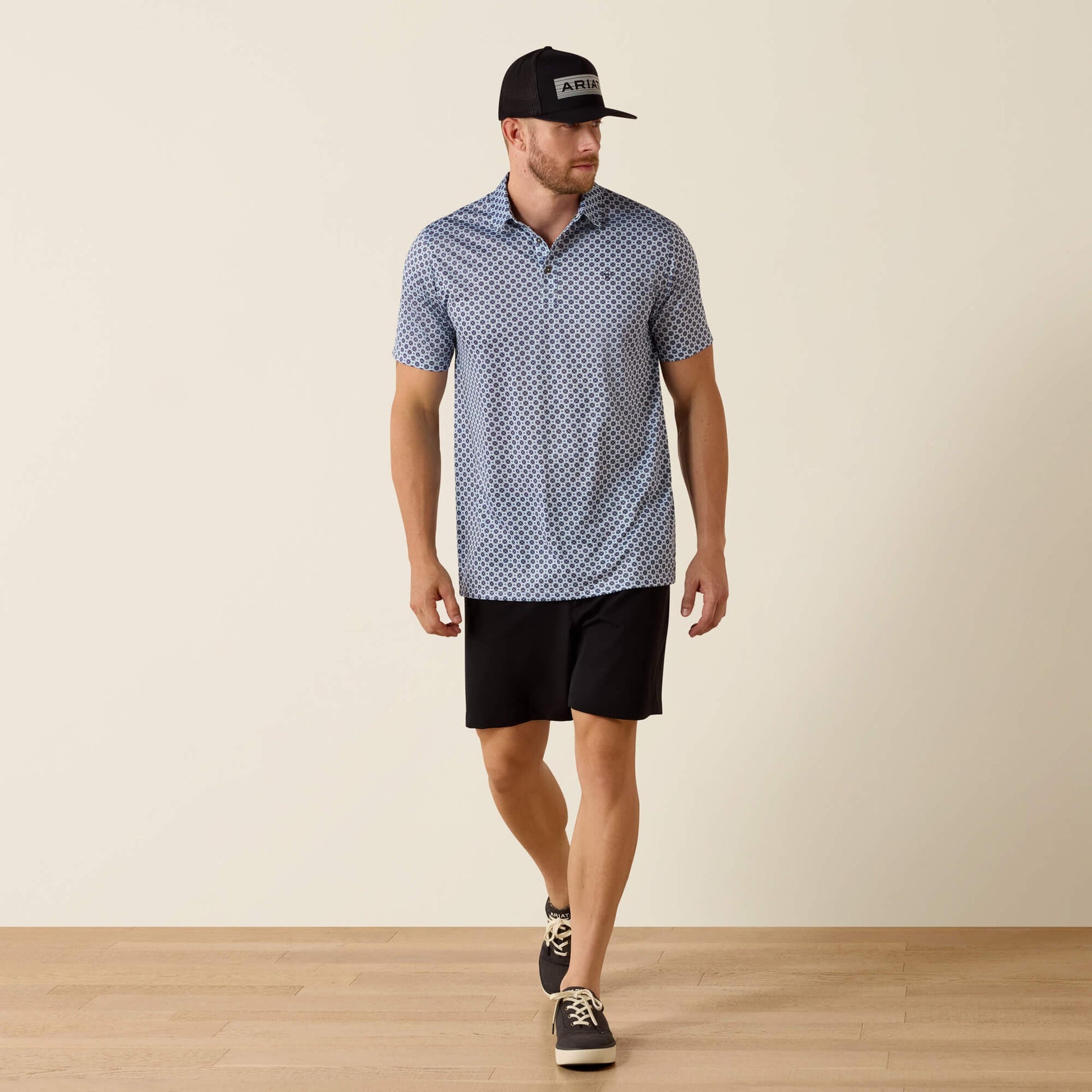 All Over Print Fitted Polo Men | Ariat for sale