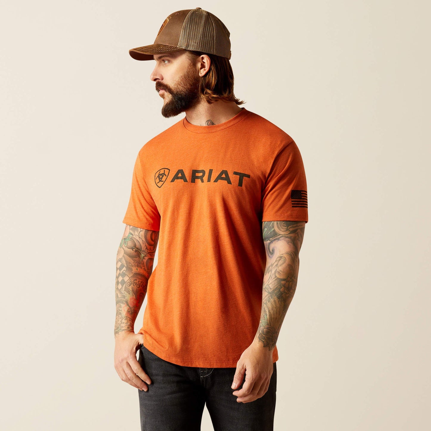 Ariat Shield Flag T-Shirt Men | Ariat for sale