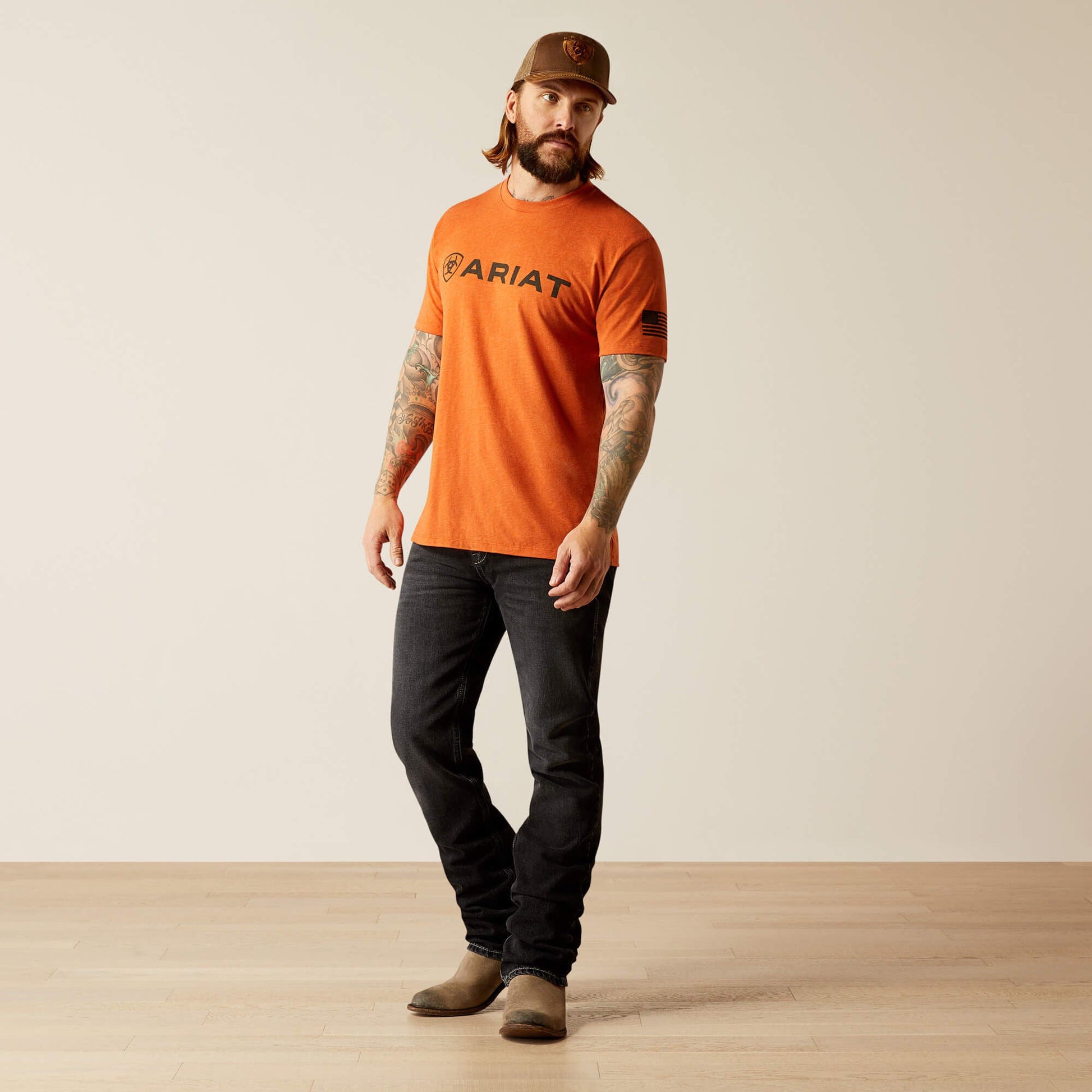 Ariat Shield Flag T-Shirt Men | Ariat for sale