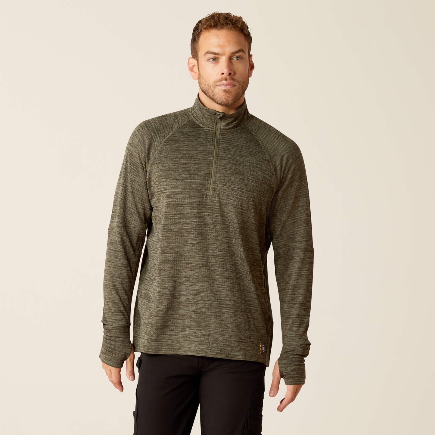 Rebar Gridwork Baselayer 1/4 Zip T-Shirt Men | Ariat outlet
