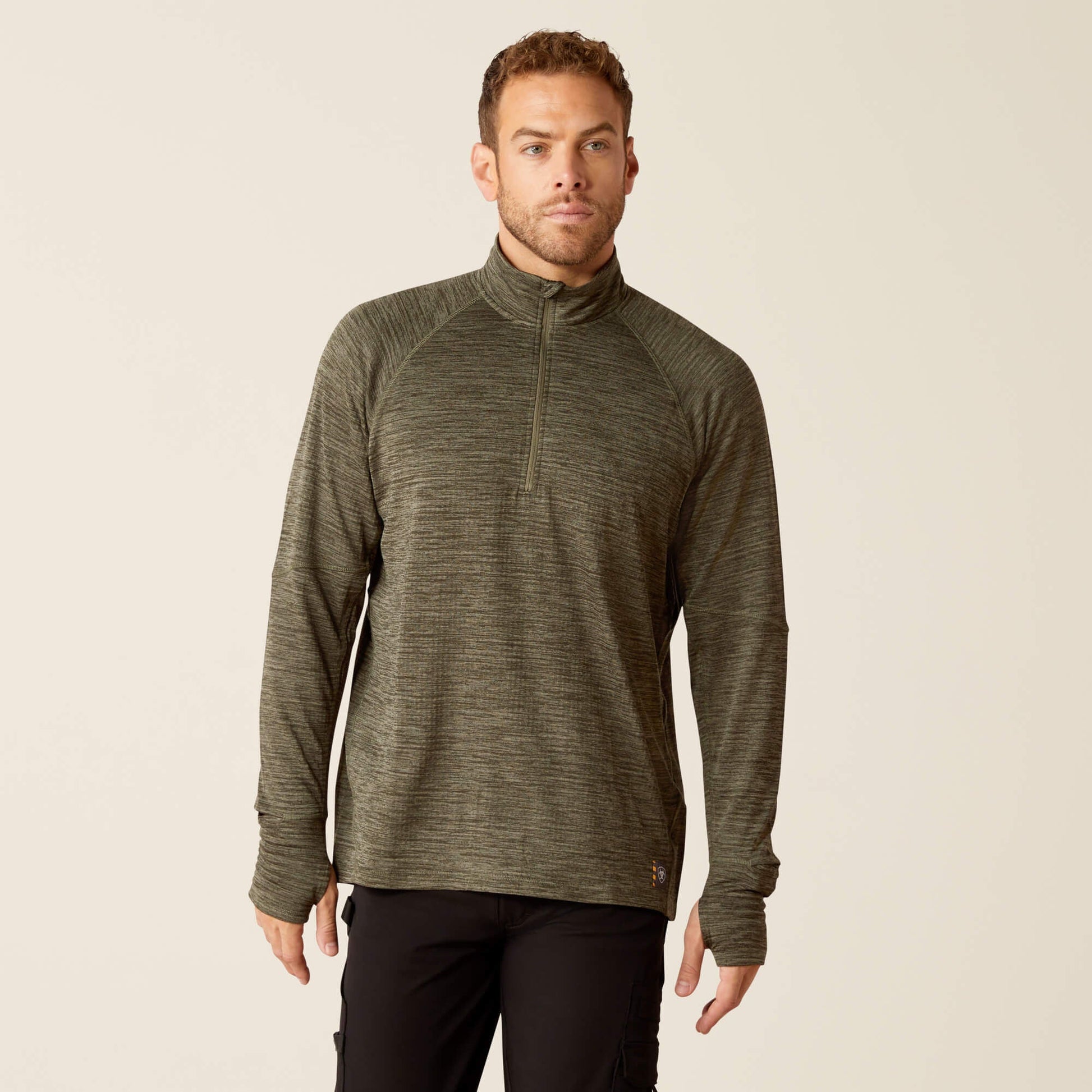 Rebar Gridwork Baselayer 1/4 Zip T-Shirt Men | Ariat outlet
