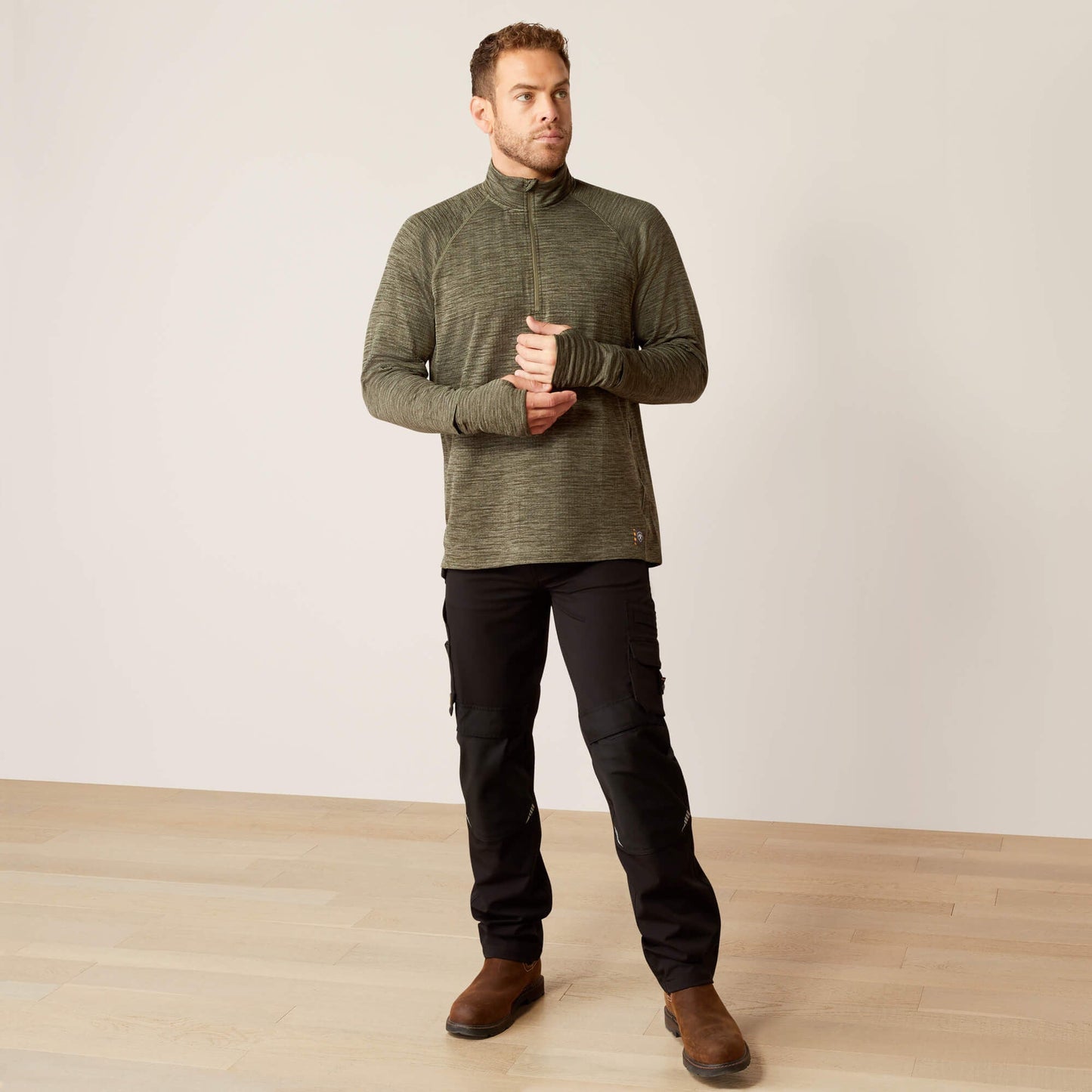 Rebar Gridwork Baselayer 1/4 Zip T-Shirt Men | Ariat outlet