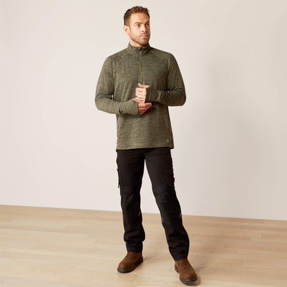 Rebar Gridwork Baselayer 1/4 Zip T-Shirt Men | Ariat outlet
