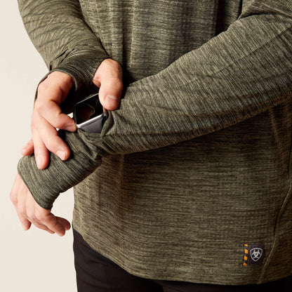 Rebar Gridwork Baselayer 1/4 Zip T-Shirt Men | Ariat outlet