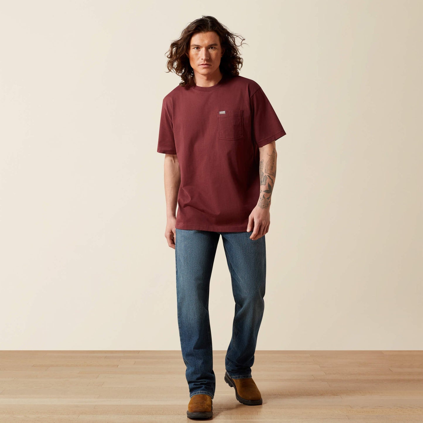 Rebar Cotton Strong Standard Pocket T-Shirt Men | Ariat sale