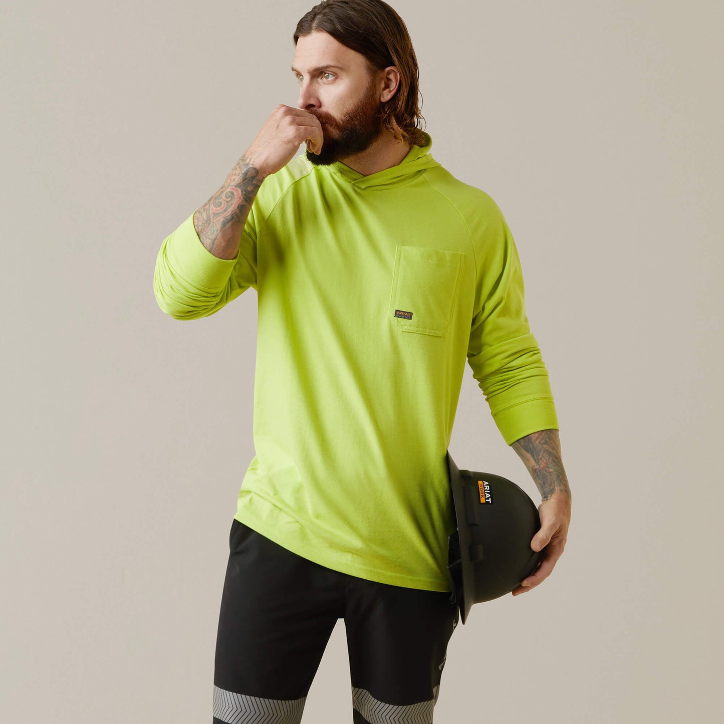 Rebar Cotton Strong Hooded T-Shirt Men | Ariat for sale