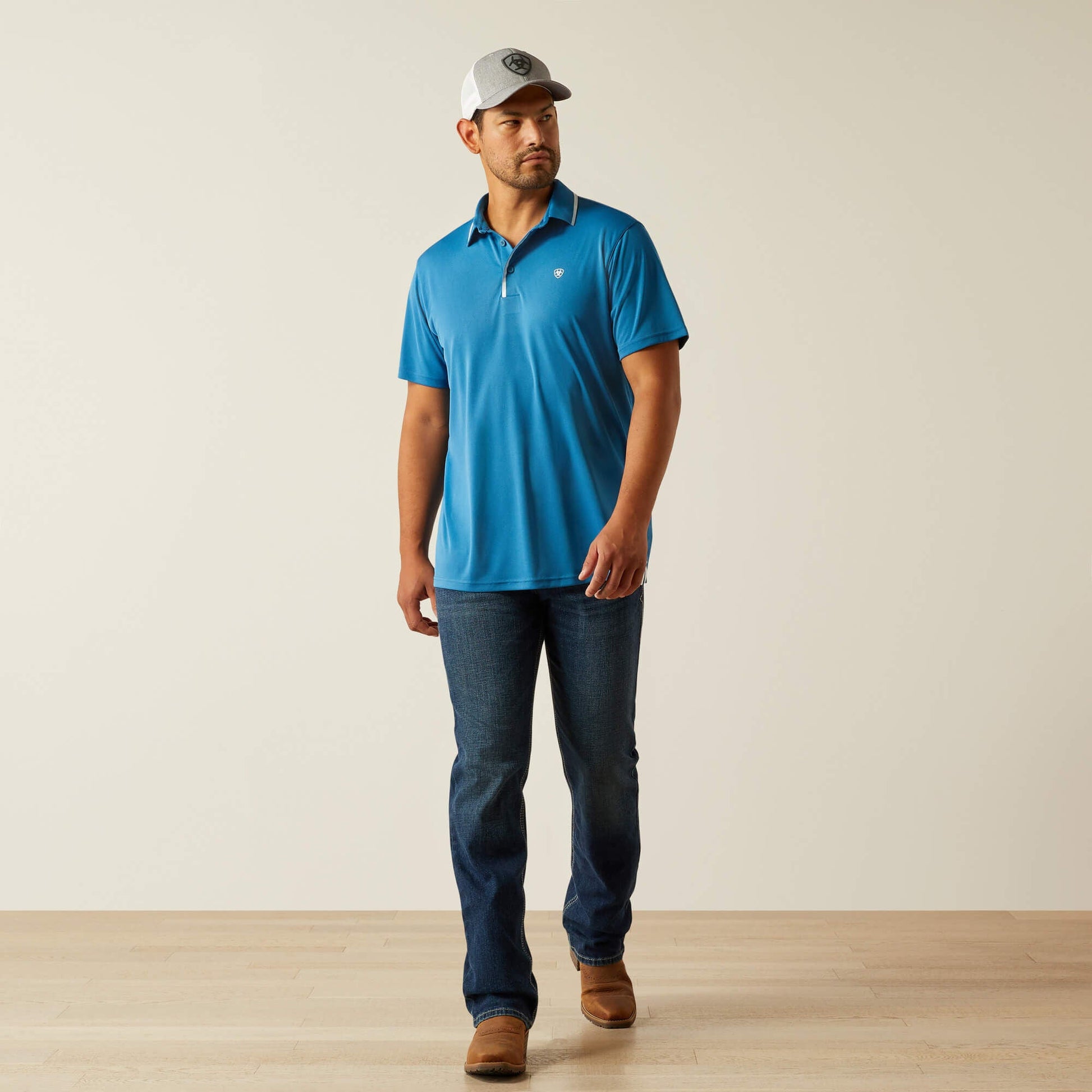 Welded TEK Fitted Short Sleeve Polo Men | Ariat discount