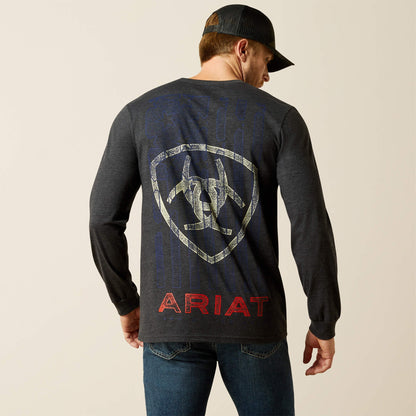 Ariat Stamped Freedom Classic Fit Long Sleeve T-Shirt Men | Ariat for sale
