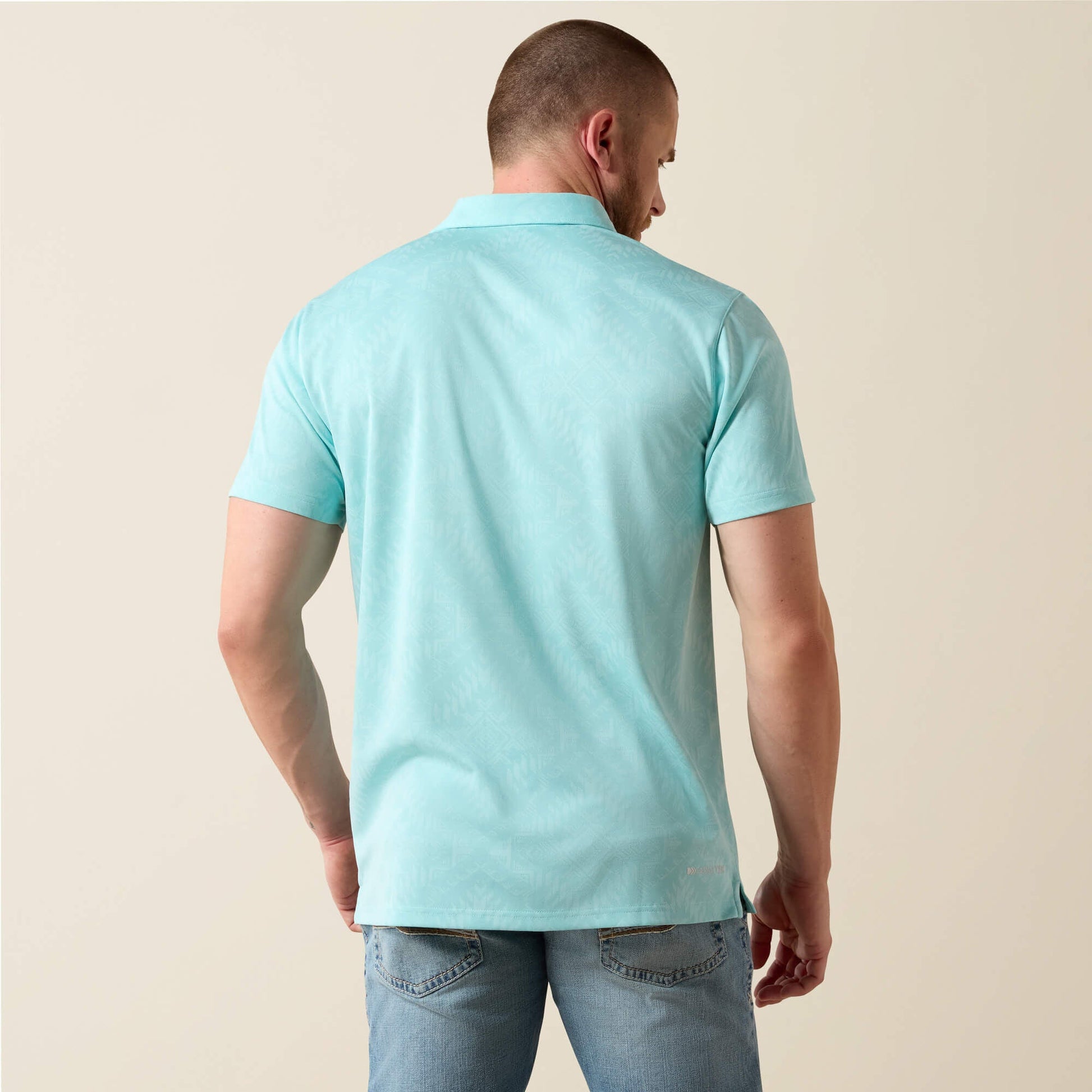 Jacquard Printed Fitted Polo Men | Ariat for sale