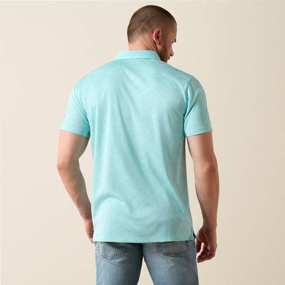 Jacquard Printed Fitted Polo Men | Ariat for sale