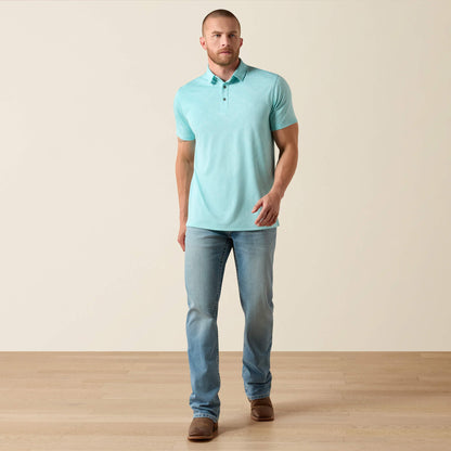 Jacquard Printed Fitted Polo Men | Ariat for sale