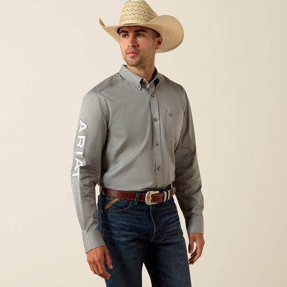 Team Logo Lightweight Twill Fitted Shirt Men | Ariat for sale
