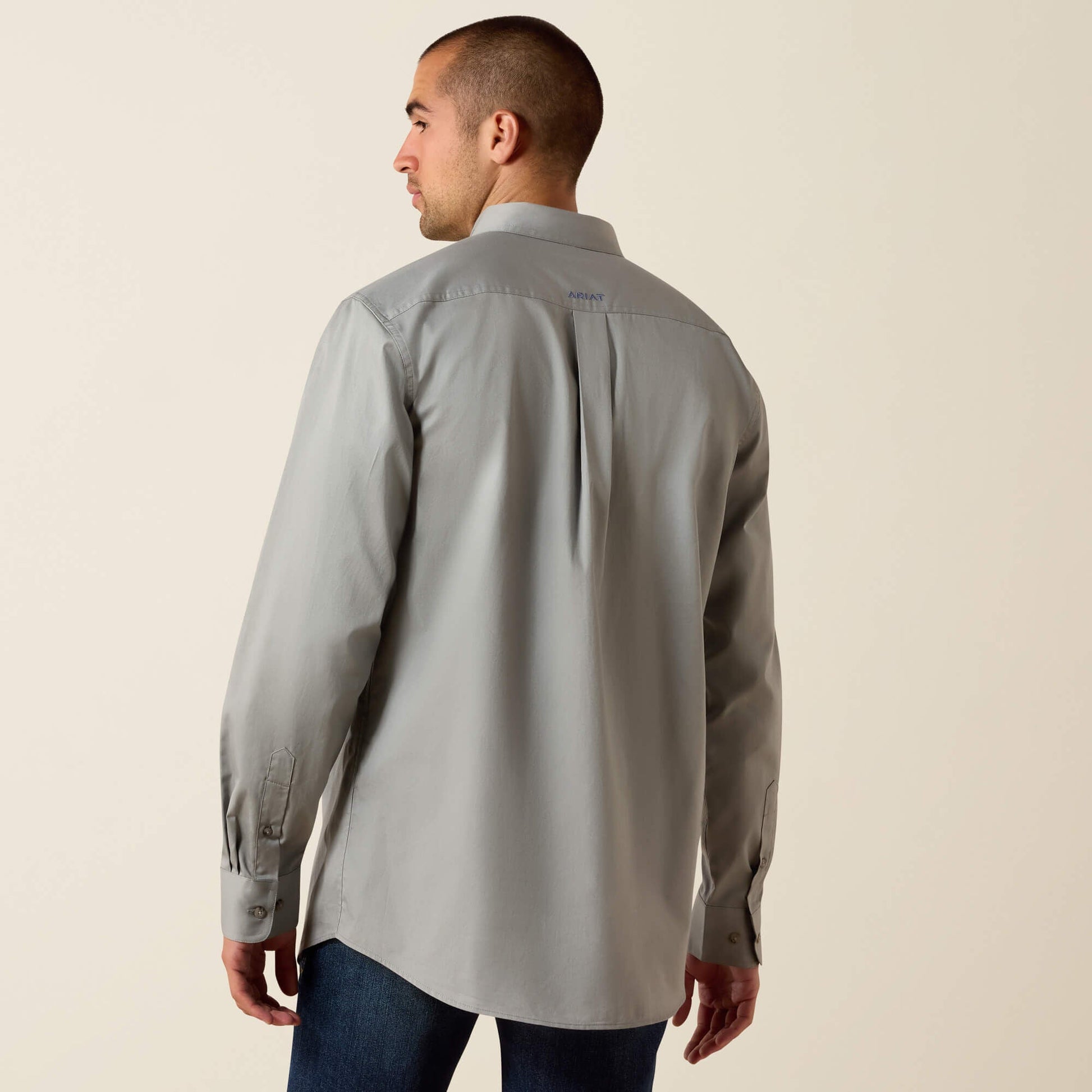 Team Logo Lightweight Twill Fitted Shirt Men | Ariat for sale