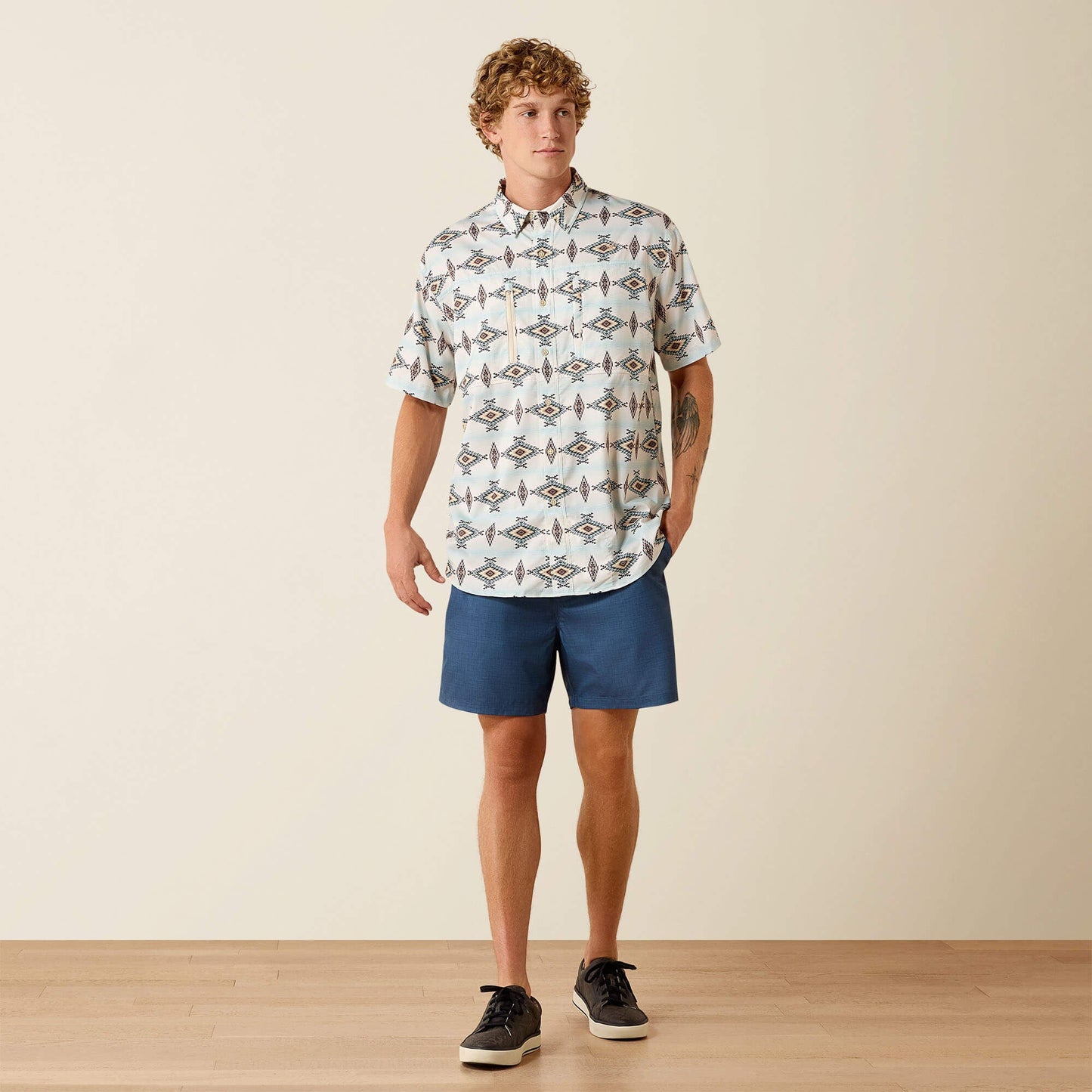 Printed VentTEK Classic Fit Shirt Men | Ariat discount