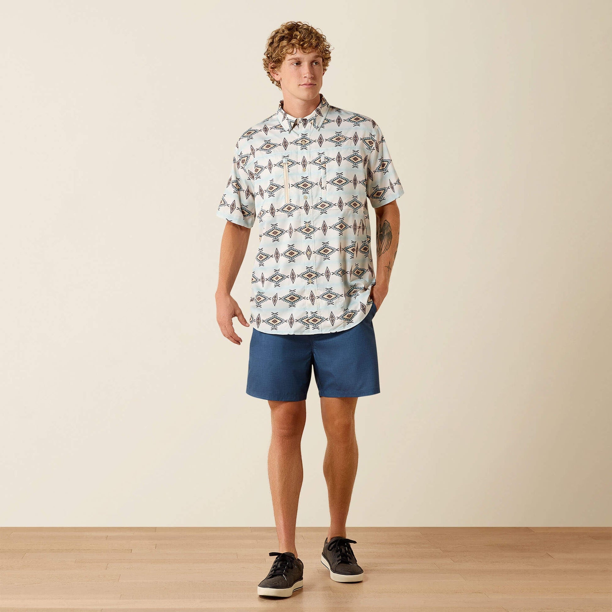 Printed VentTEK Classic Fit Shirt Men | Ariat discount