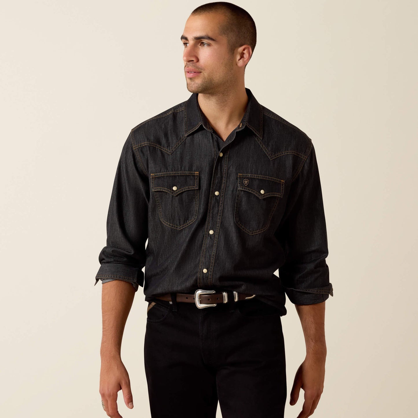 Retro Halford Fitted Snap Shirt Men | Ariat outlet