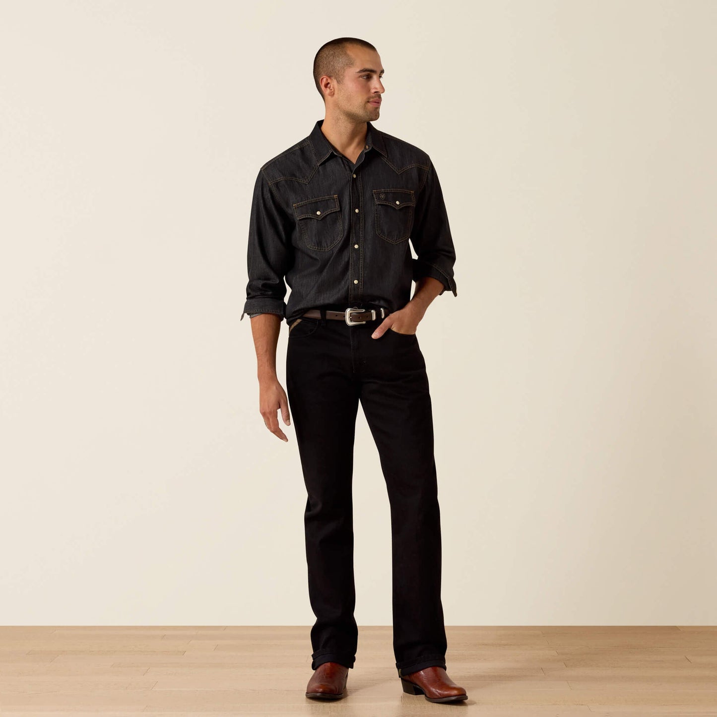 Retro Halford Fitted Snap Shirt Men | Ariat outlet