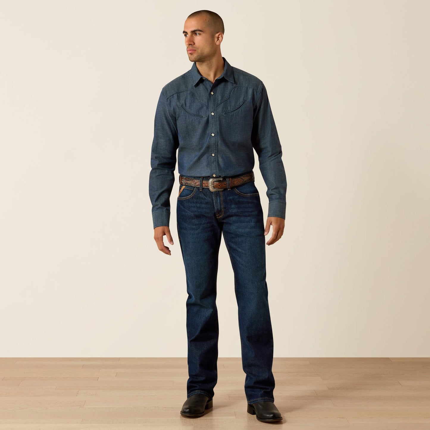 Retro Harlan Fitted Snap Shirt Men | Ariat sale