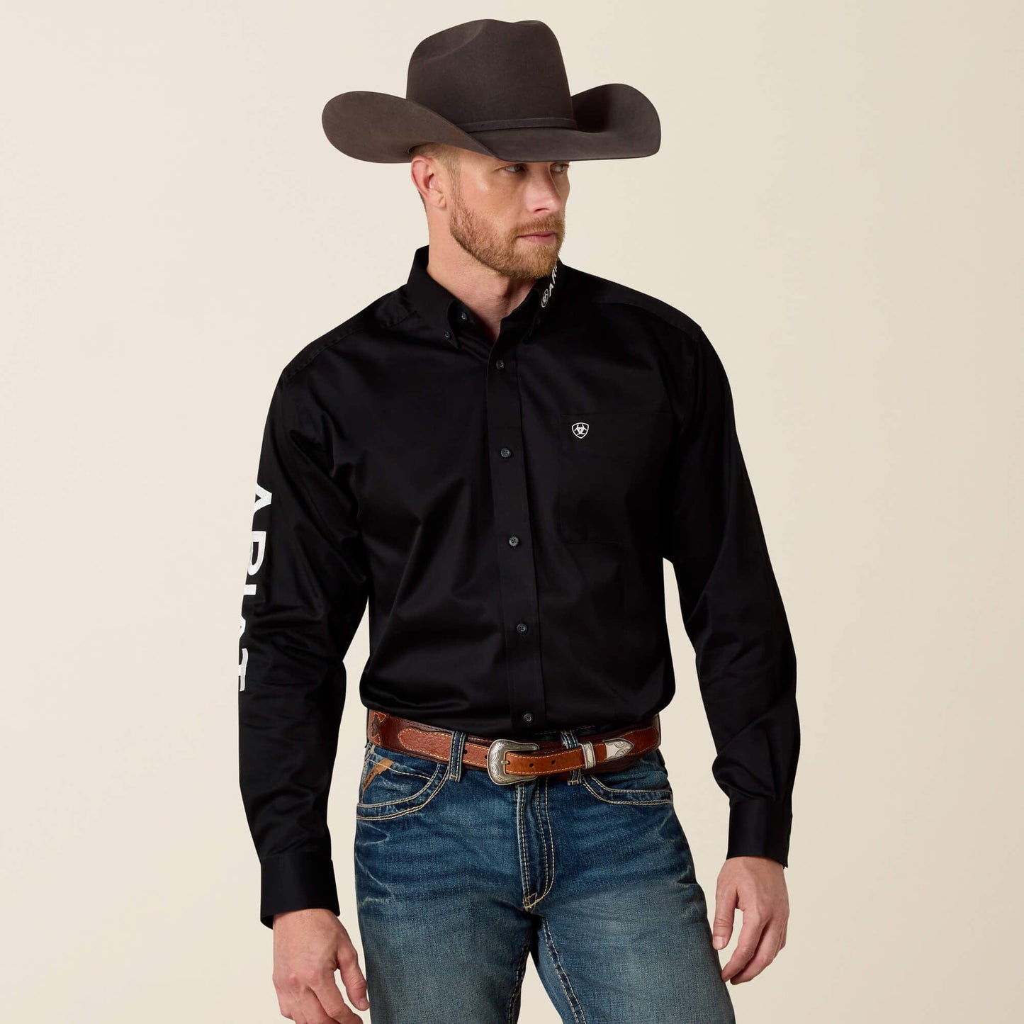 Team Logo Twill Classic Fit Shirt Men | Ariat on sale