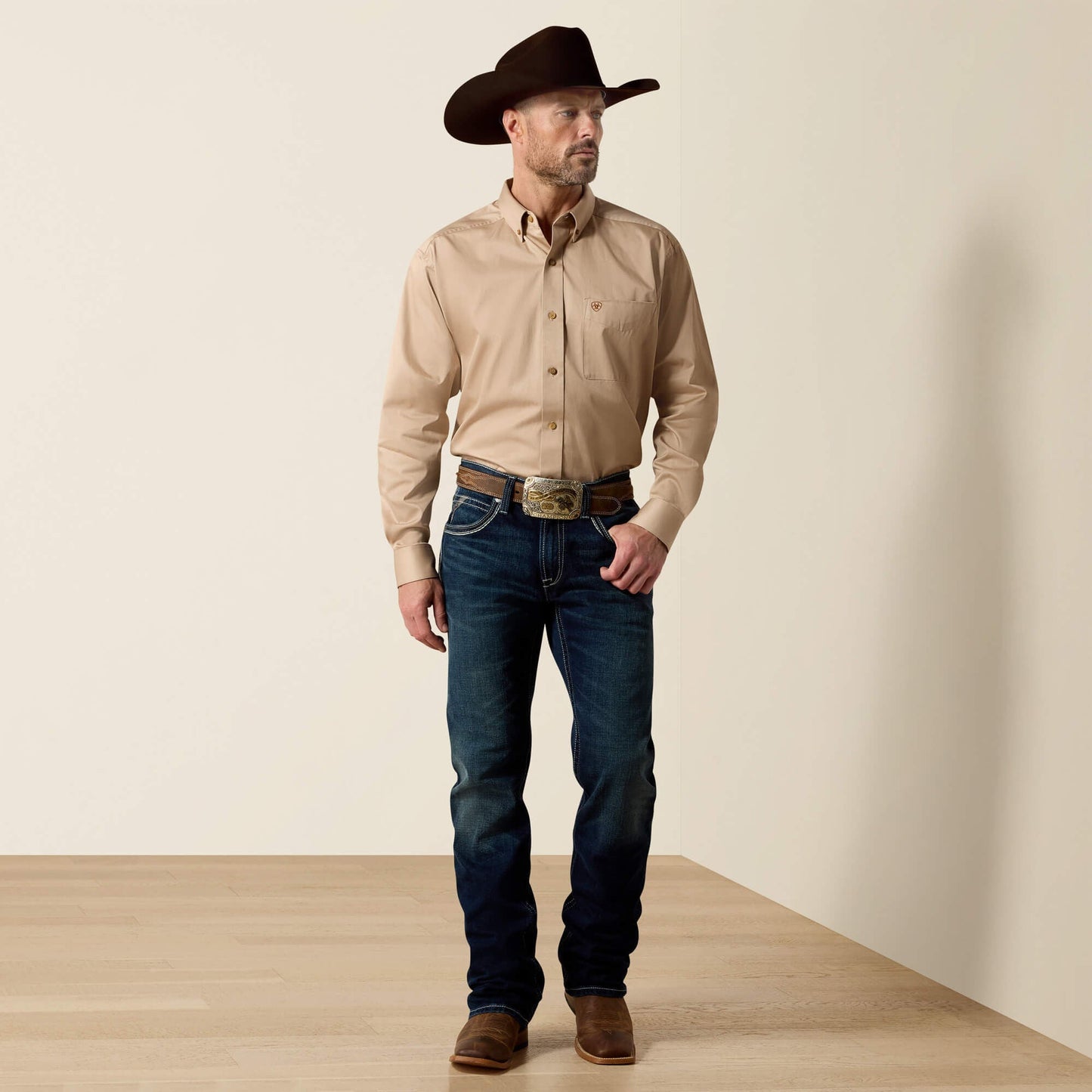 Solid Twill Classic Fit Shirt Men | Ariat discount