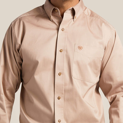 Solid Twill Classic Fit Shirt Men | Ariat discount