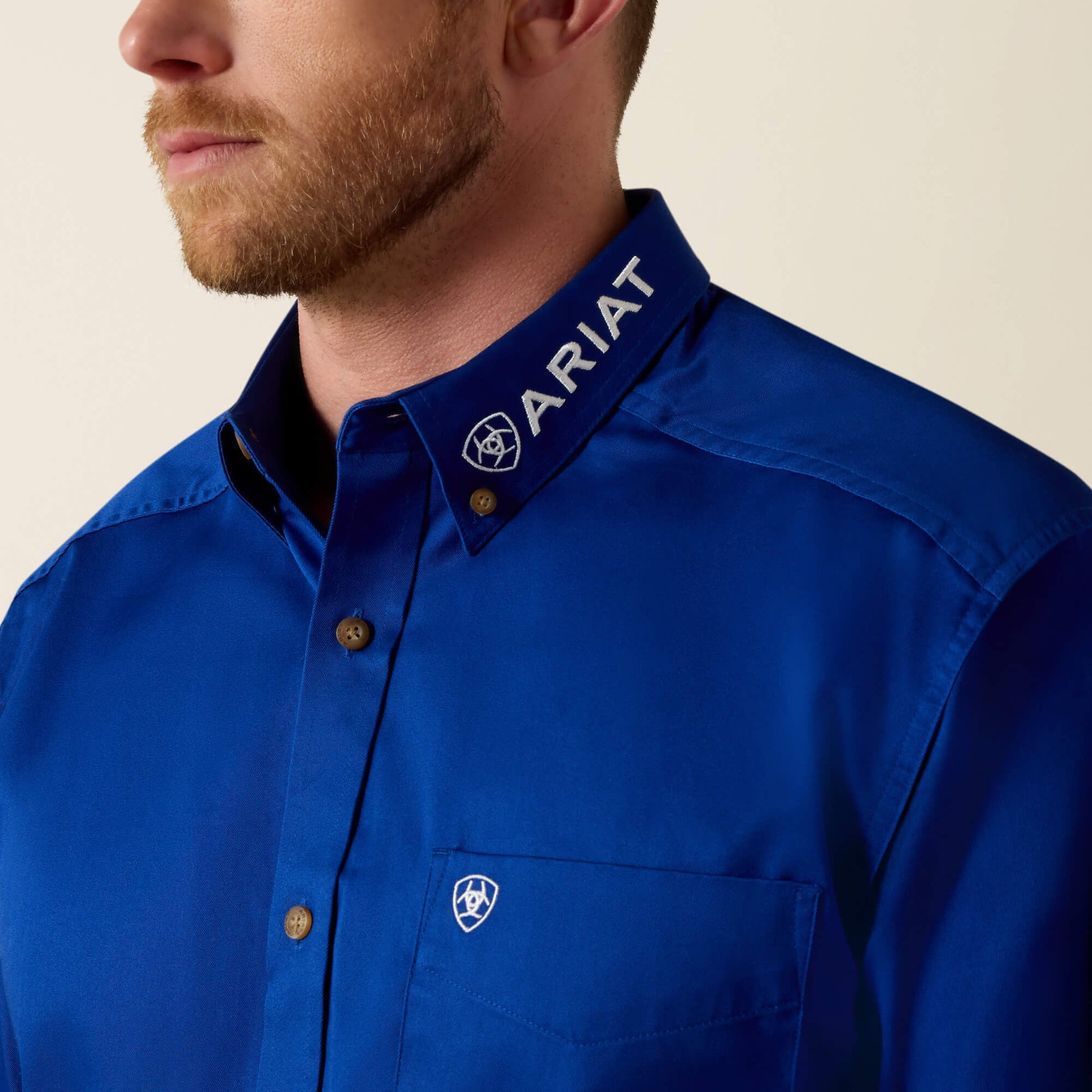 Team Logo Twill Classic Fit Shirt Men | Ariat discount