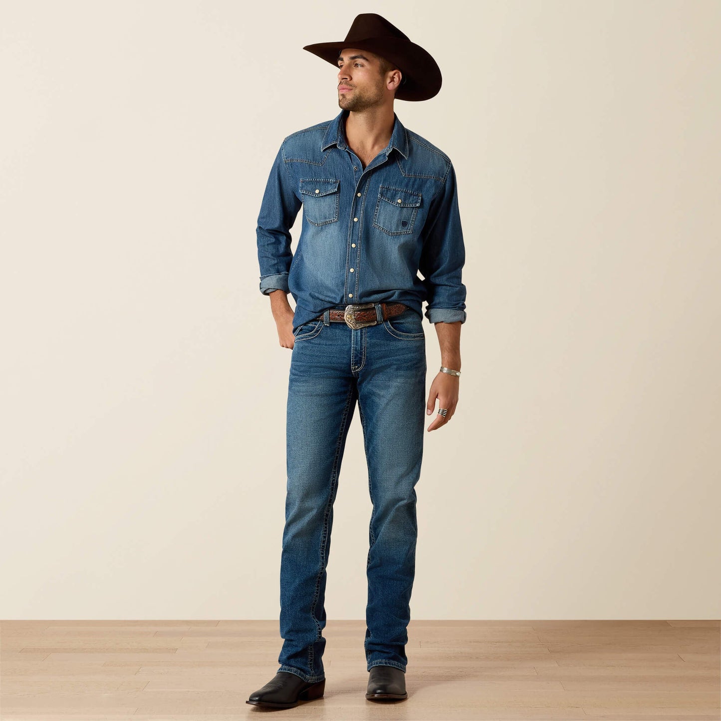 Denim Retro Fit Shirt Men | Ariat for sale