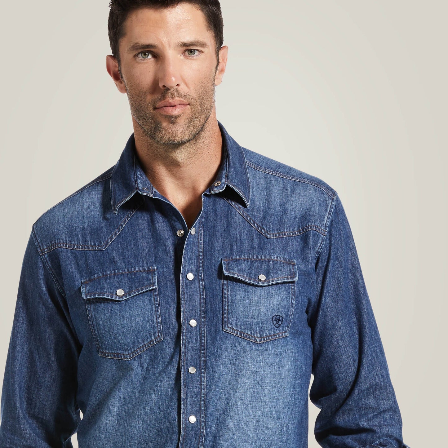 Denim Retro Fit Shirt Men | Ariat for sale