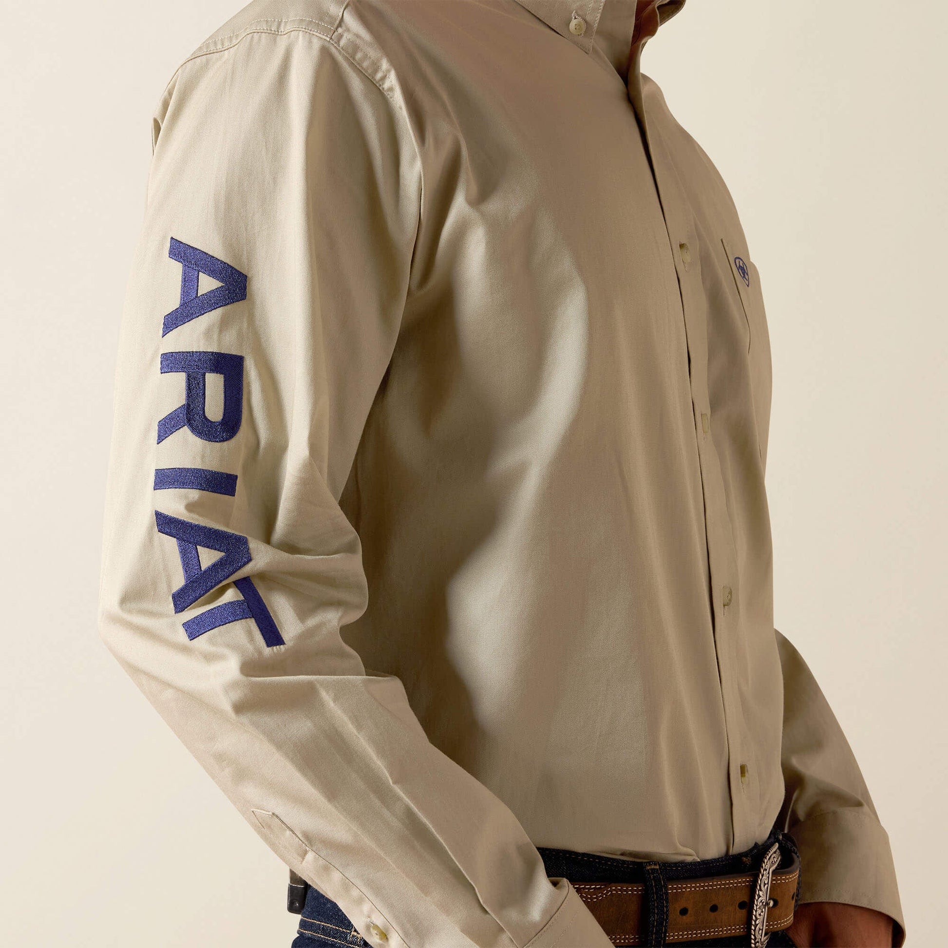 Team Logo Lightweight Twill Classic Fit Shirt Men | Ariat discount