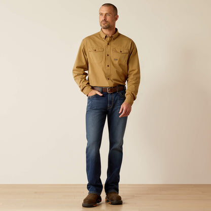 Rebar Washed Twill Work Shirt Men | Ariat on sale