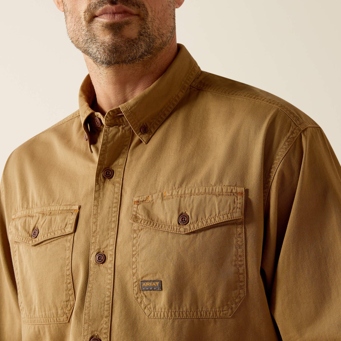 Rebar Washed Twill Work Shirt Men | Ariat on sale