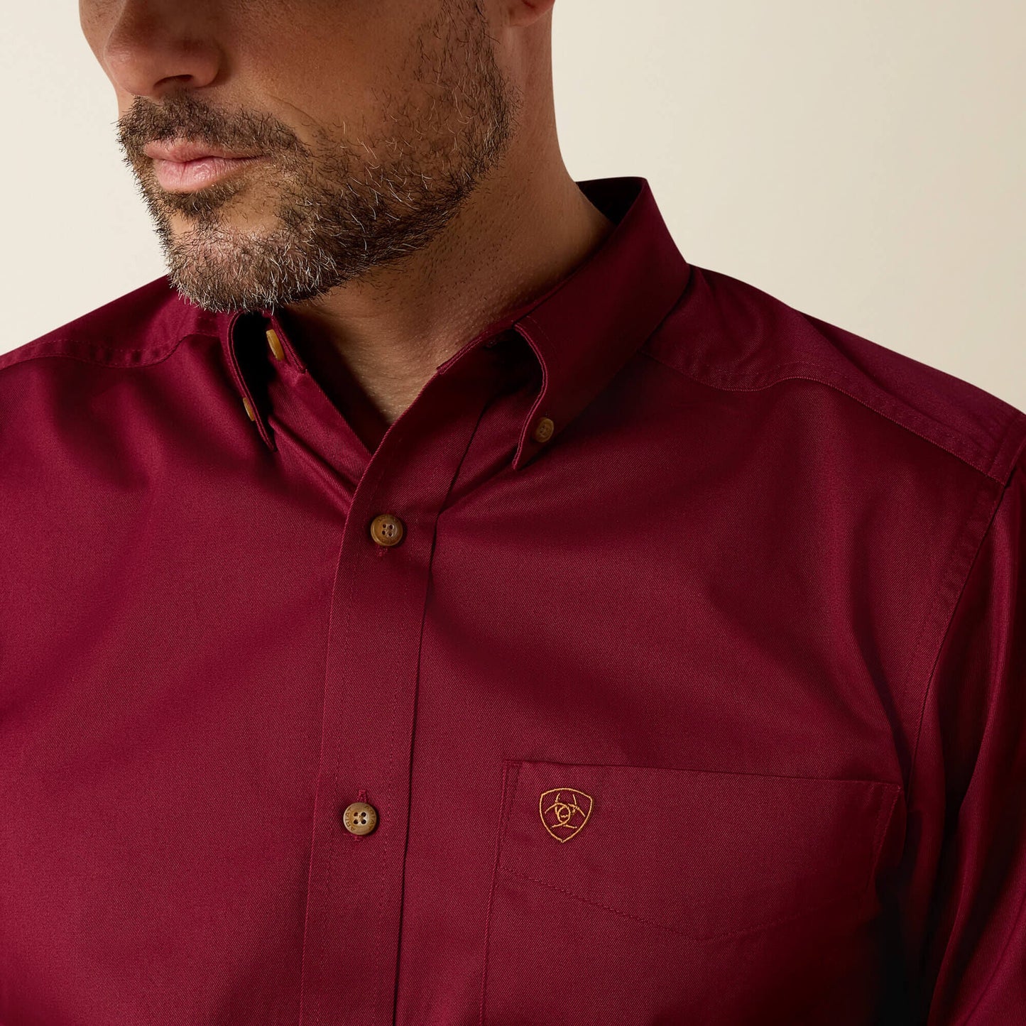 Solid Twill Fitted Shirt Men | Ariat on sale