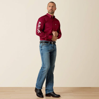 Team Logo Twill Fitted Shirt Men | Ariat for sale