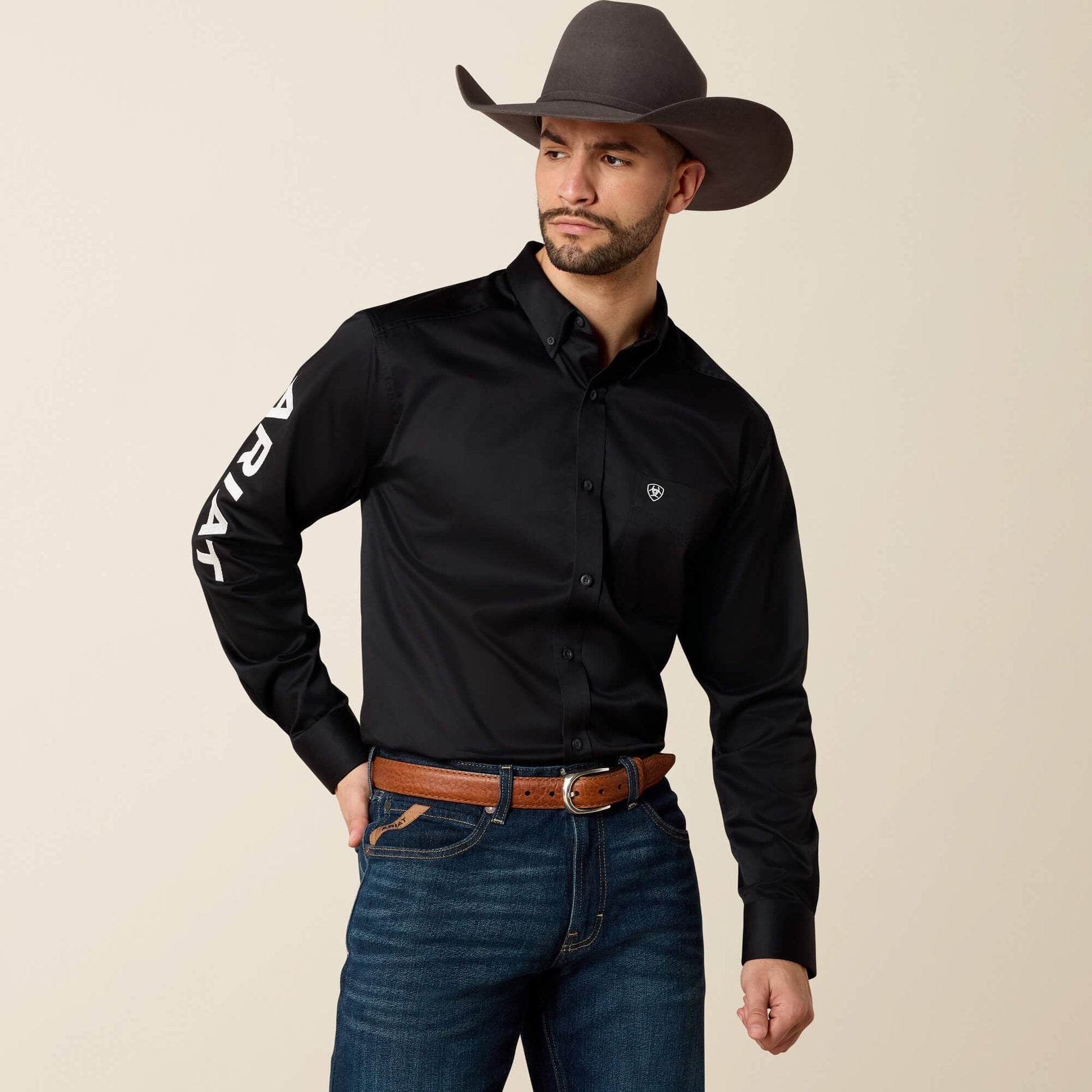 Team Logo Twill Fitted Shirt Men | Ariat sale