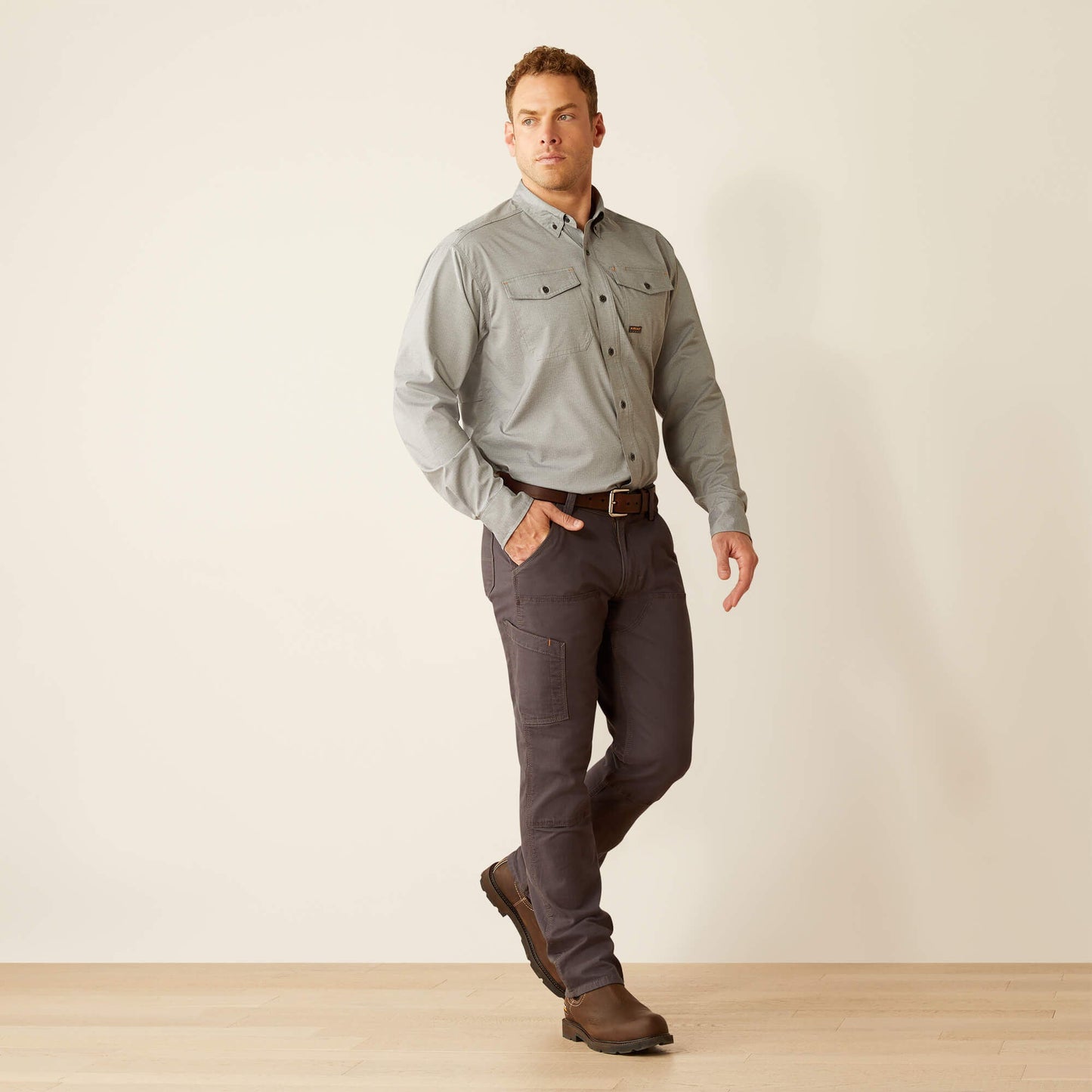 Rebar Made Tough VentTEK DuraStretch Work Shirt Men | Ariat for sale