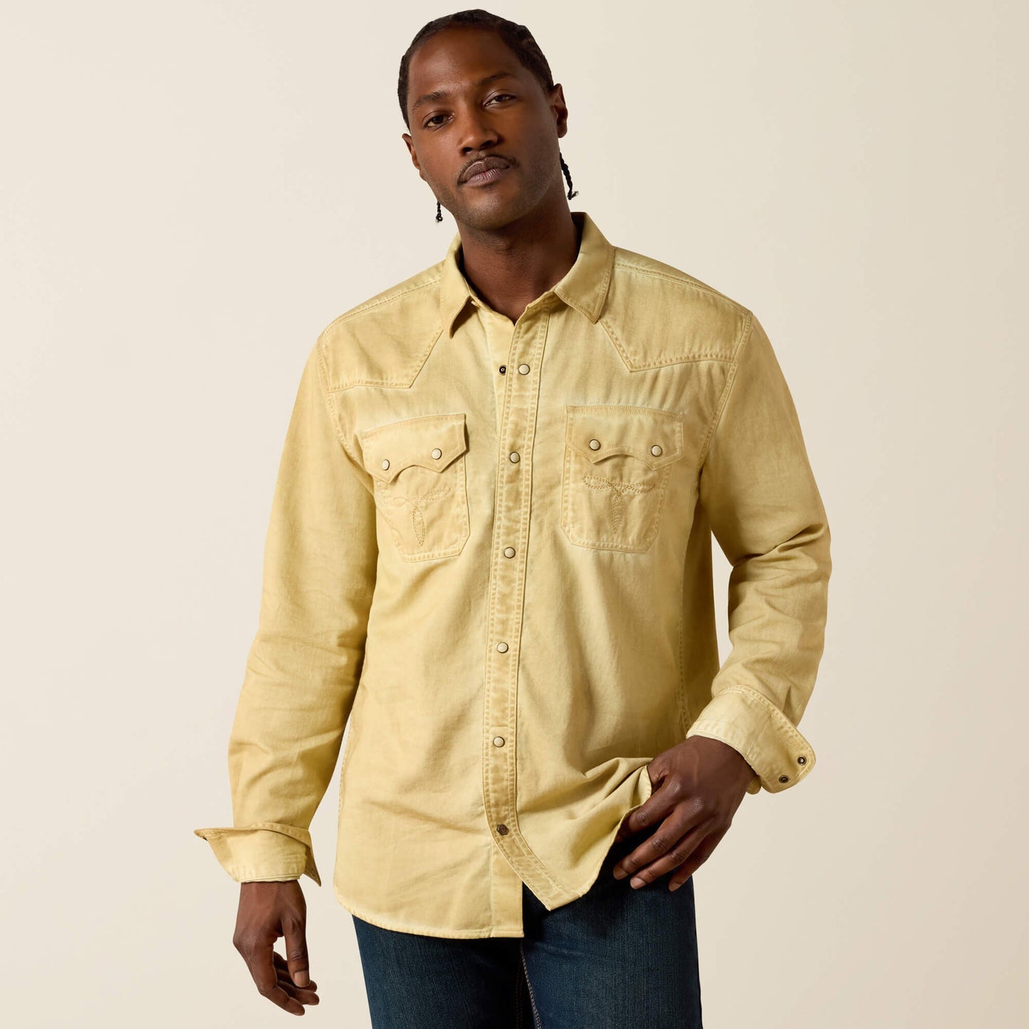 Retro Hartigan Fitted Snap Shirt Men | Ariat on sale